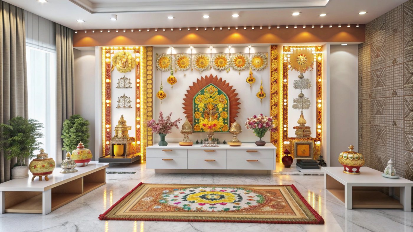 Modern Pooja Room Designs for Contemporary Indian Homes